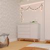 Cômoda Infantil 1 Porta 4 Gavetas Zen Branco