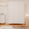 Guarda-roupa Infantil 3 Portas 4 Gavetas Mdf Zen Branco