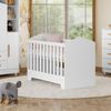 Berço Mini Cama 100% Mdf Duda Quarto de Bebê Branco