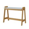 Mesa Escrivaninha Infantil em MDF e Madeira Maciça Sofia Azul