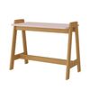 Mesa Escrivaninha Infantil em MDF e Madeira Maciça Sofia Rosa