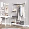 Arara de Roupas em Aço Begônia CabeCasa MadeiraMadeira Branco