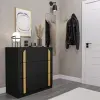 Cômoda 3 Gavetas Quartzo CabeCasa MadeiraMadeira Preto