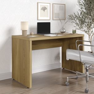 Mesa de Escritório em Tamburato Acabamento em BP 120cm Ficus CabeCasa MadeiraMadeira Olmo