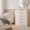 Cômoda 5 Gavetas 80cm Jade CabeCasa MadeiraMadeira Branco