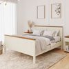 Cama Queen Ananda CabeCasa MadeiraOriginals Off-white/Mel
