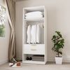 Guarda-roupa Modular 80cm sem Portas com Gaveteiro Jade Cabecasa Madeiramadeira Branco