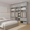 Guarda-Roupa Modular 6 Peças 6 Portas Jade CabeCasa MadeiraMadeira Cinza Urbano