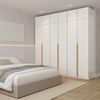 Guarda-Roupa Modular 6 Peças 12 Portas Jade CabeCasa MadeiraMadeira Branco Fosco