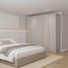 Guarda-roupa Modulado 3 Peças 5 Portas Jade Cabecasa Madeiramadeira Cinza Urbano