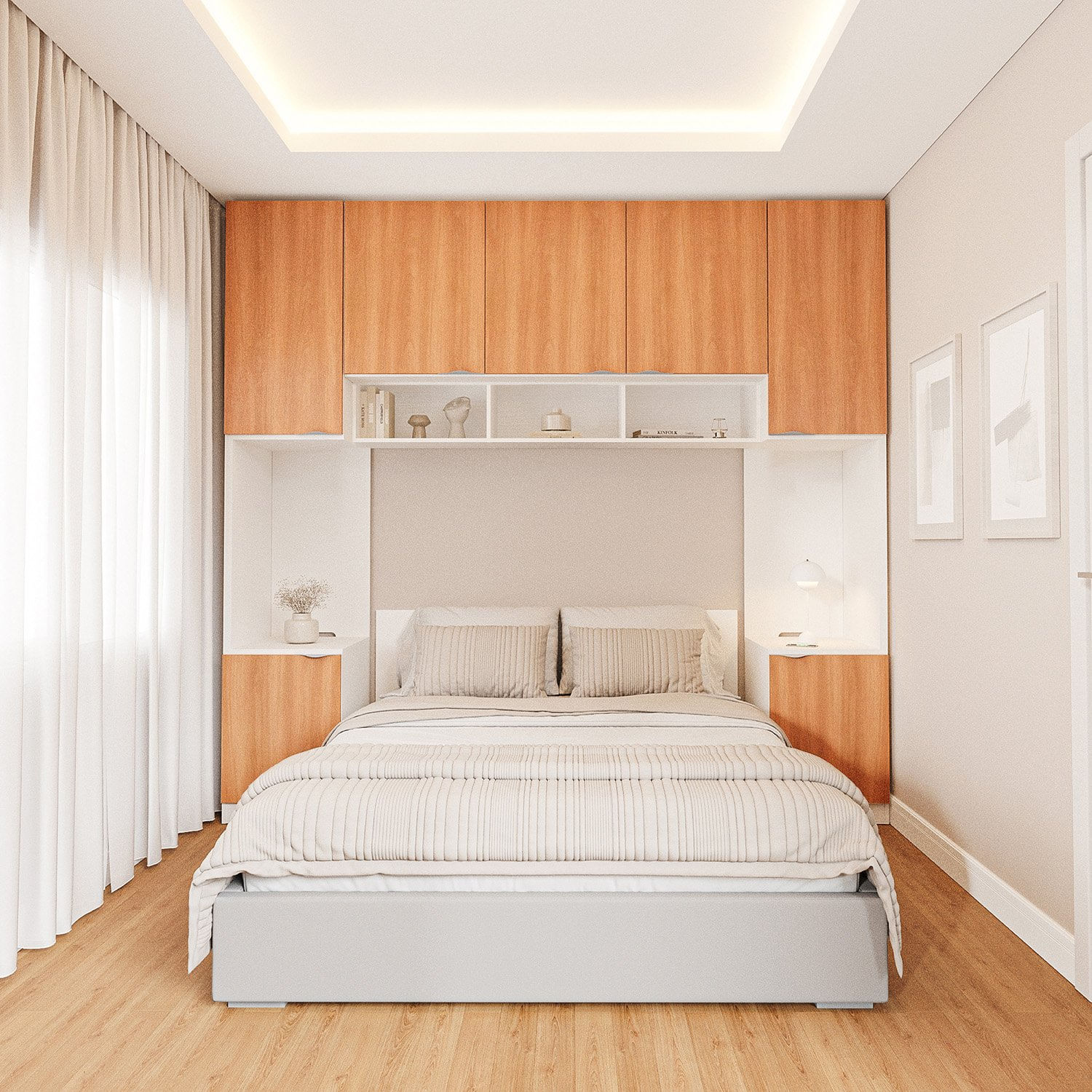 Guarda-roupa Modulado 7 Portas 4 Peças Hera Cabecasa