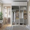 Guarda-roupa Modulado 4 Peças 4 Portas Jade Cabecasa Madeiramadeira Cinza Urbano