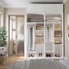 Guarda-roupa Modulado 4 Peças 4 Portas Jade CabeCasa MadeiraMadeira Branco Fosco