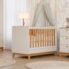 Berço Mini Cama Chantilly Expresso Móveis Off White / Nature